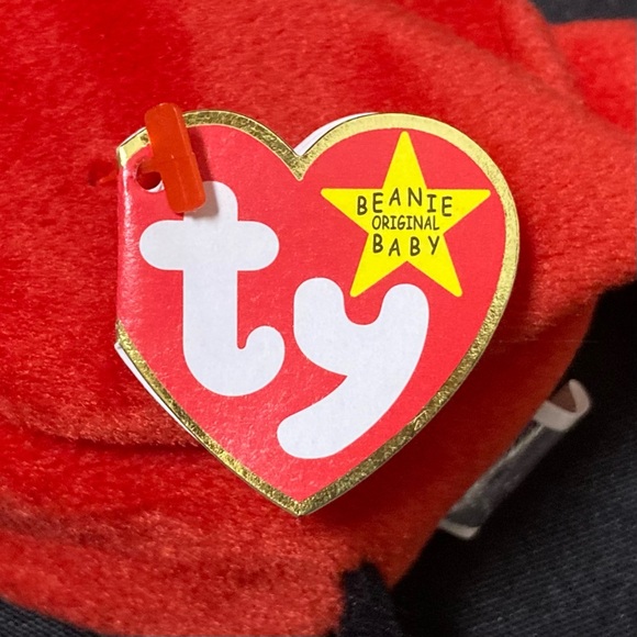 💫 Vintage 1999 Mac The Cardinal Bird Ty Beanie Baby - Picture 10 of 14